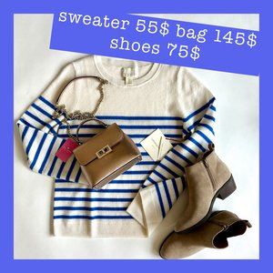 NEW KATE SPADE CROSSBODY BAG - CASHMERE SWEATER - LUCKY BRAND BOOTIES